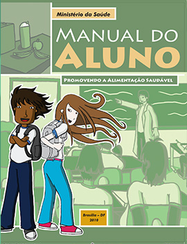 Manual do aluno promovendo a alimentação saudável